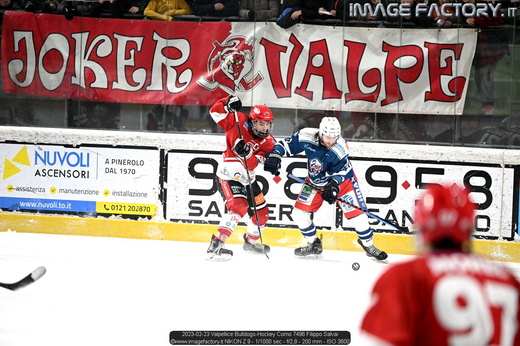 2023-02-23 Valpellice Bulldogs-Hockey Como 7496 Filippo Salvai